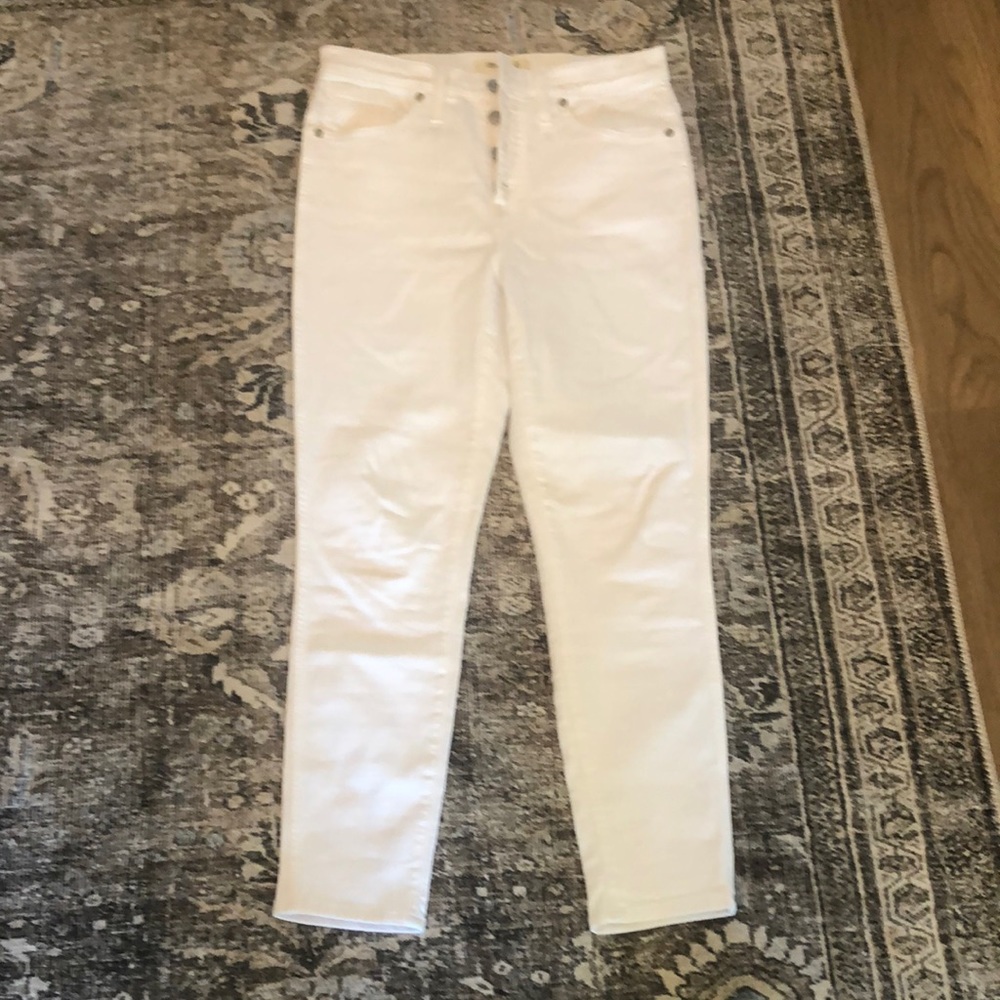 Madewell 10” high rise skinny crop